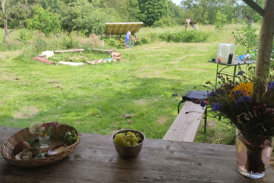 platz blick aus küche